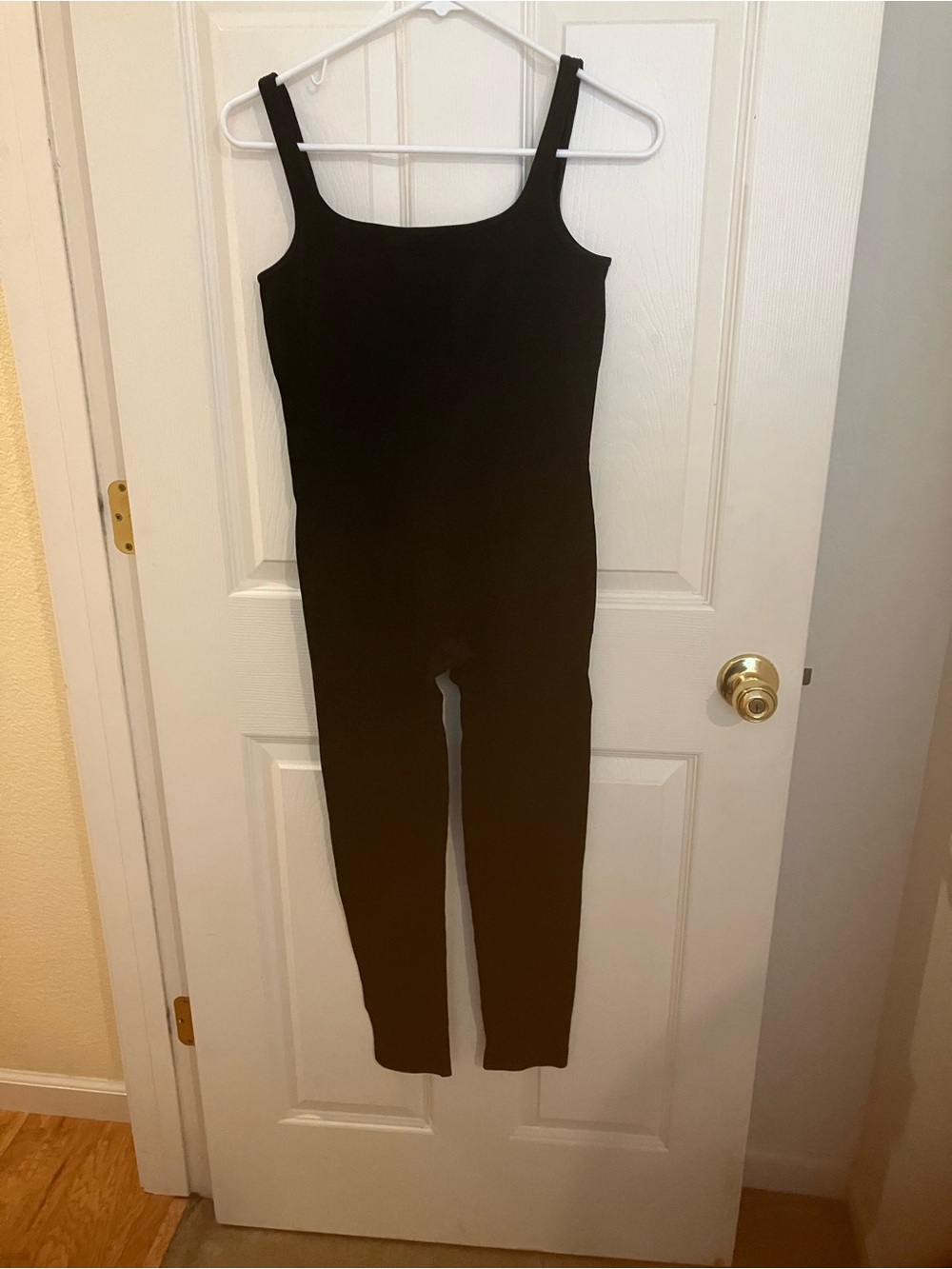 Eliza J Black Sleeveless Scoop-Neck Jumpsuit
